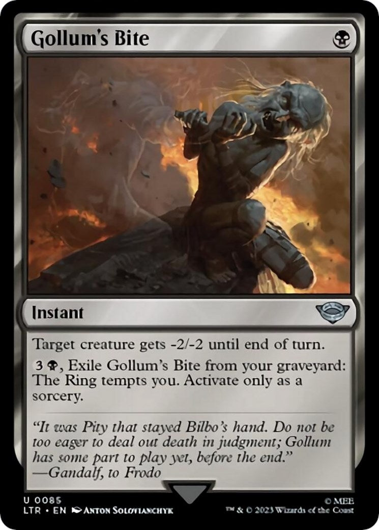 Gollum’s Bite (85) [LTR] - MTG Single