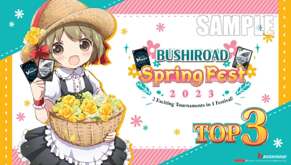 Bushiroad Spring Fest 2023 Top 3 Playmat: Weiss Schwarz - Playmats Sealed