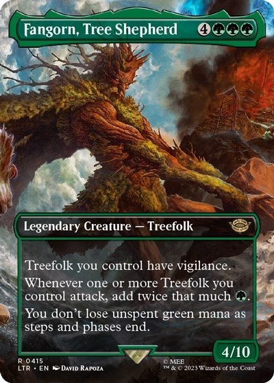 Fangorn Tree Shepherd (Borderless) (415) [LTR] - MTG Single