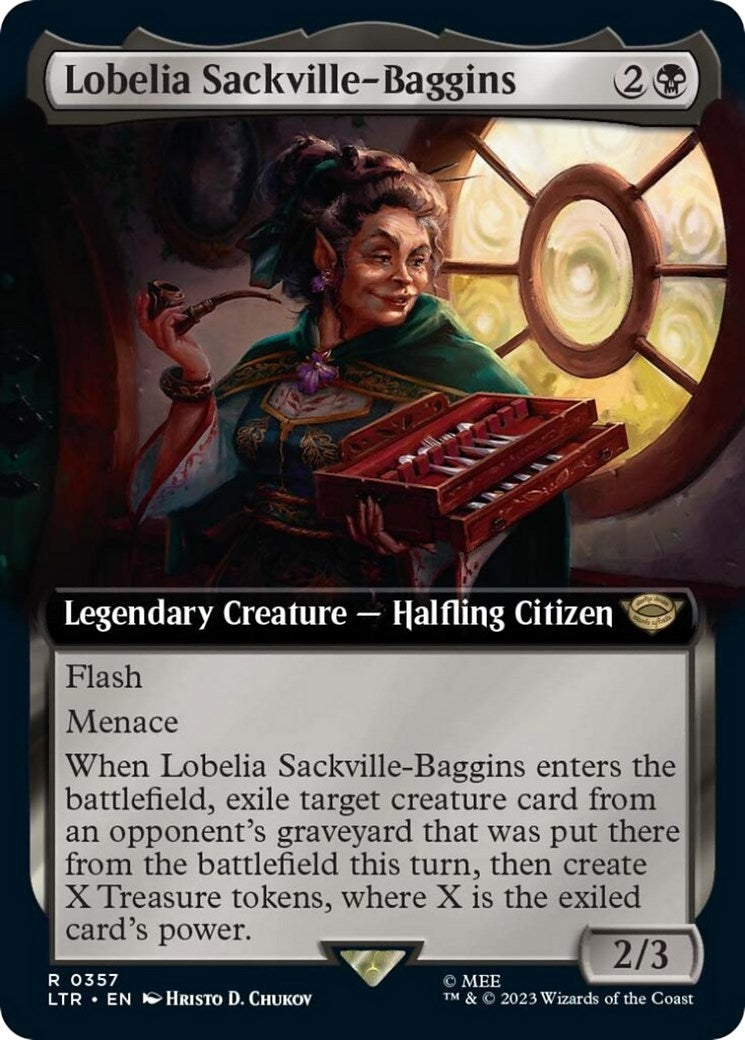 Lobelia Sackville-Baggins (Extended Art) (357) [LTR] - MTG Single