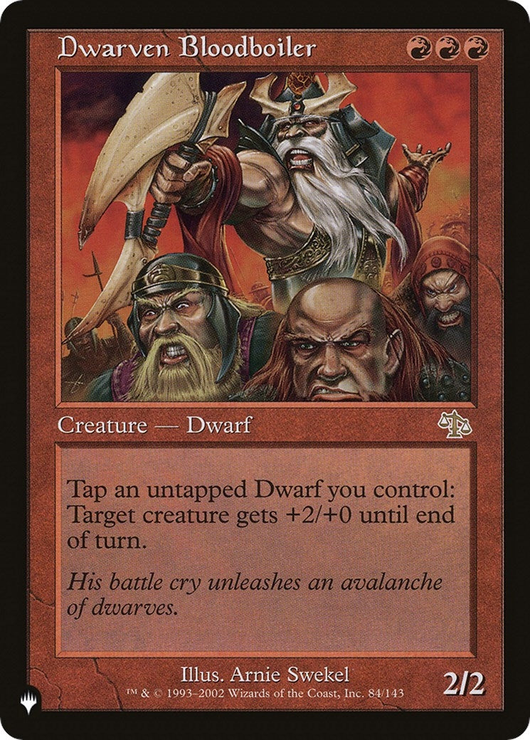 Dwarven Bloodboiler (84) [LIST] - MTG Single