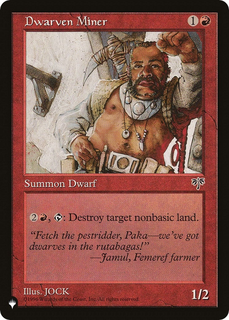 Dwarven Miner [LIST] - MTG Single