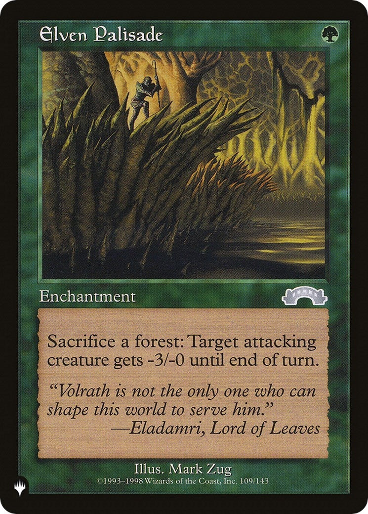 Elven Palisade (109) [LIST] - MTG Single
