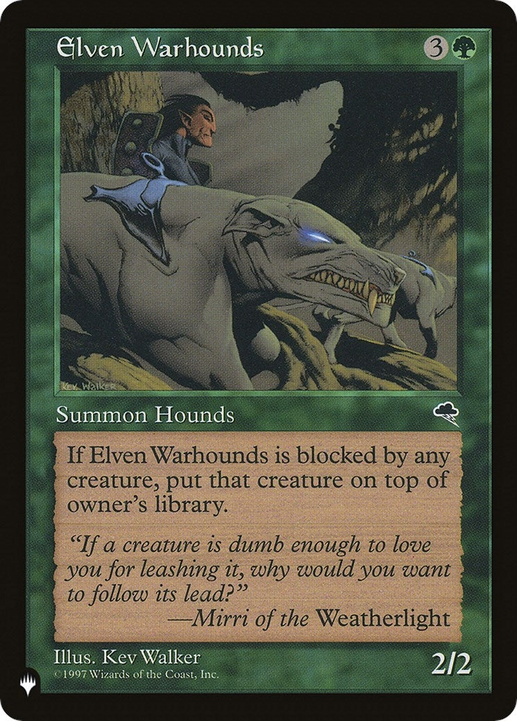 Elven Warhounds [LIST] - MTG Single