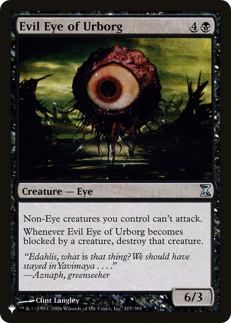 Evil Eye of Urborg (107) [LIST] - MTG Single
