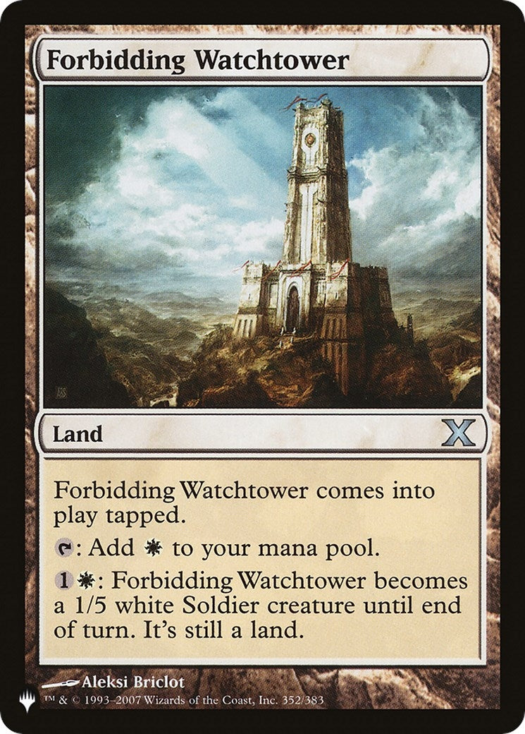 Forbidding Watchtower (352) [LIST] - MTG Single