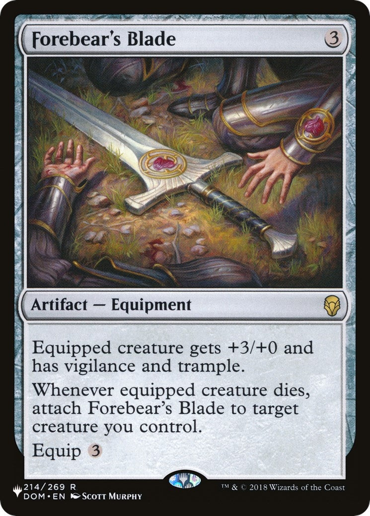 Forebear’s Blade (214) [LIST] - MTG Single