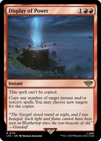 Display of Power (119) [LTR] - MTG Single