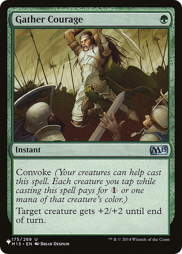 Gather Courage (175) [LIST] - MTG Single