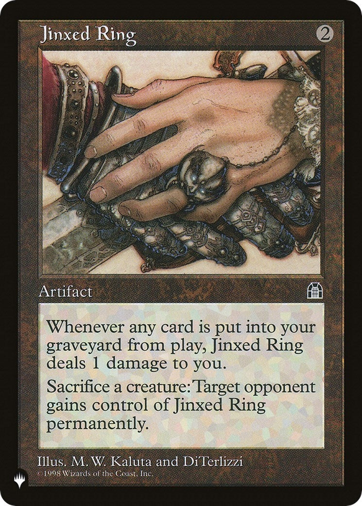 Jinxed Ring [LIST] - MTG Single