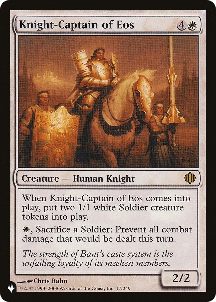 Knight-Captain of Eos (17) [LIST] - MTG Single