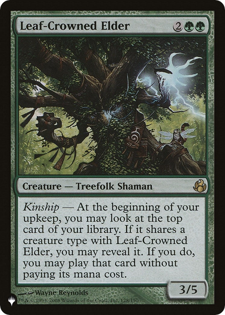 Leaf-Crowned Elder (128) [LIST] - MTG Single