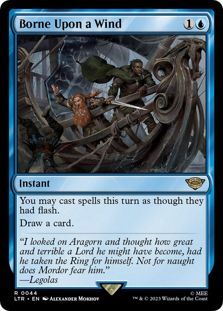Borne Upon a Wind (44) [LTR] - MTG Single
