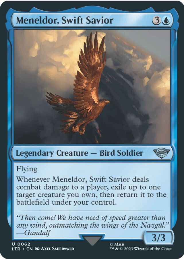 Meneldor Swift Savior (62) [LTR] - MTG Single