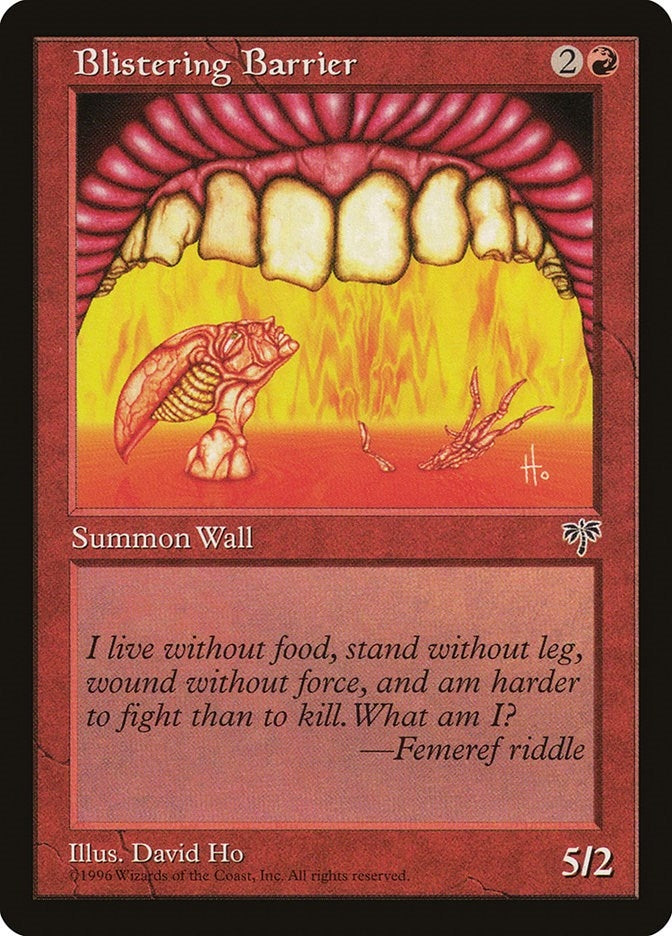 Blistering Barrier [MIR] - MTG Single