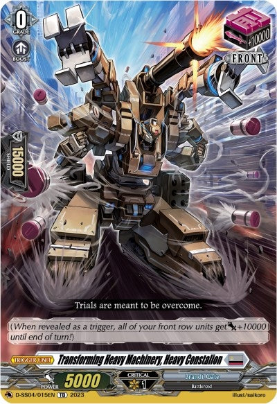 Transforming Heavy Machinery Heavy Constalion (4015) [SS04] - Cardfight Vanguard Single