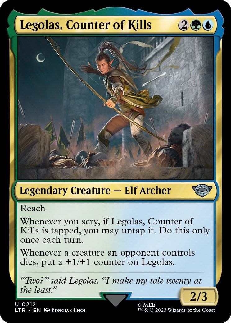 Legolas Counter of Kills (212) [LTR] - MTG Single
