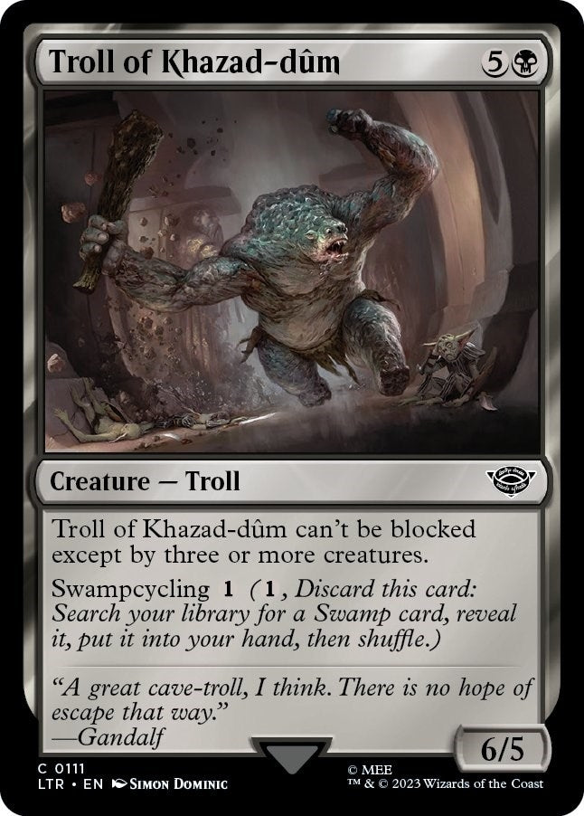 Troll of Khazad-dum (111) [LTR] - MTG Single