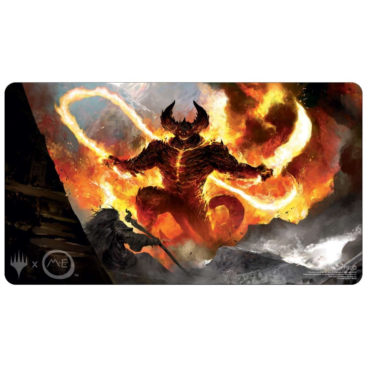 The Lord of the Rings: Tales of Middle-earth The Balrog Standard Gaming Playmat for Magic: The Gathering - Playmats