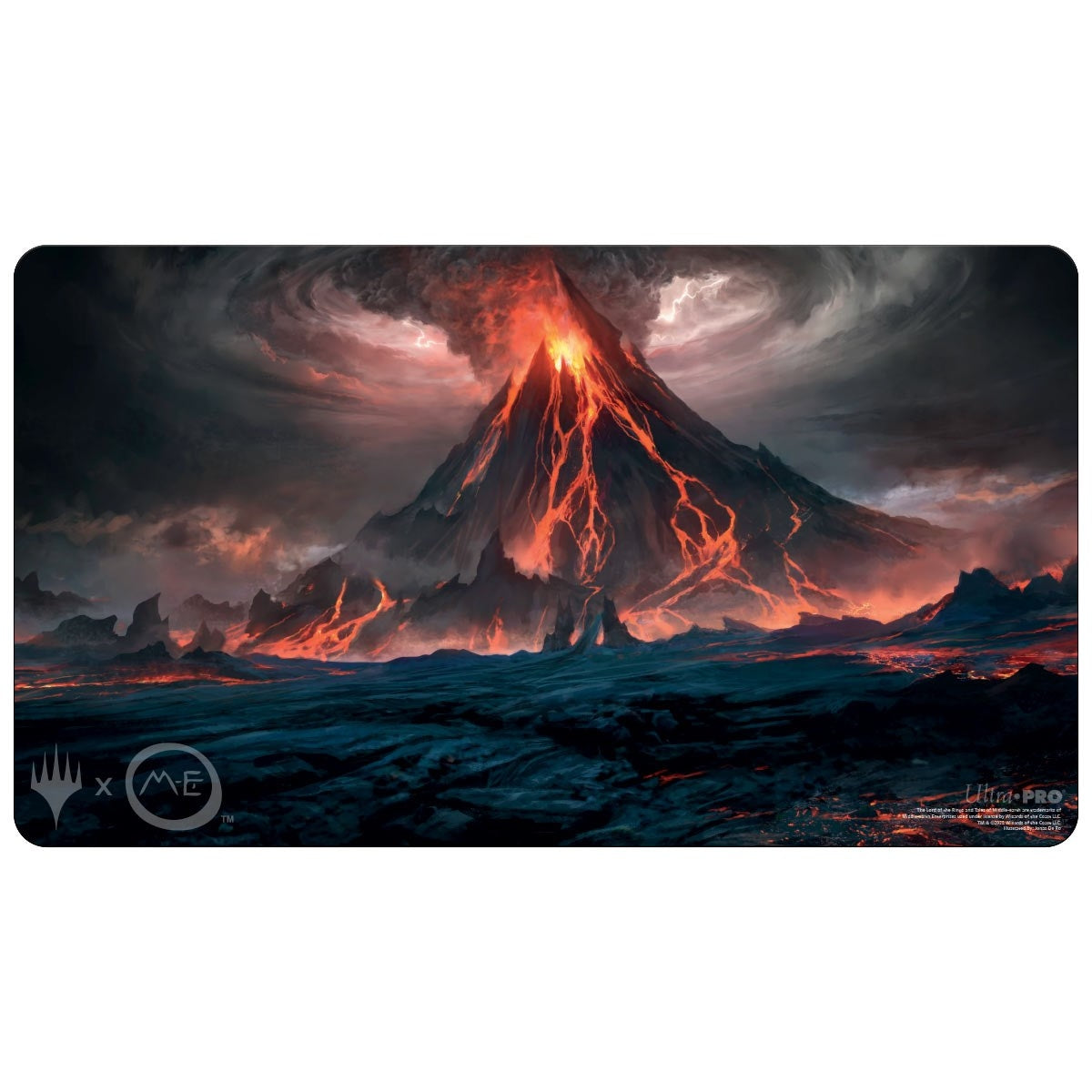The Lord of the Rings: Tales of Middle-earth Mount Doom Standard Gaming Playmat for Magic: The Gathering - Playmats