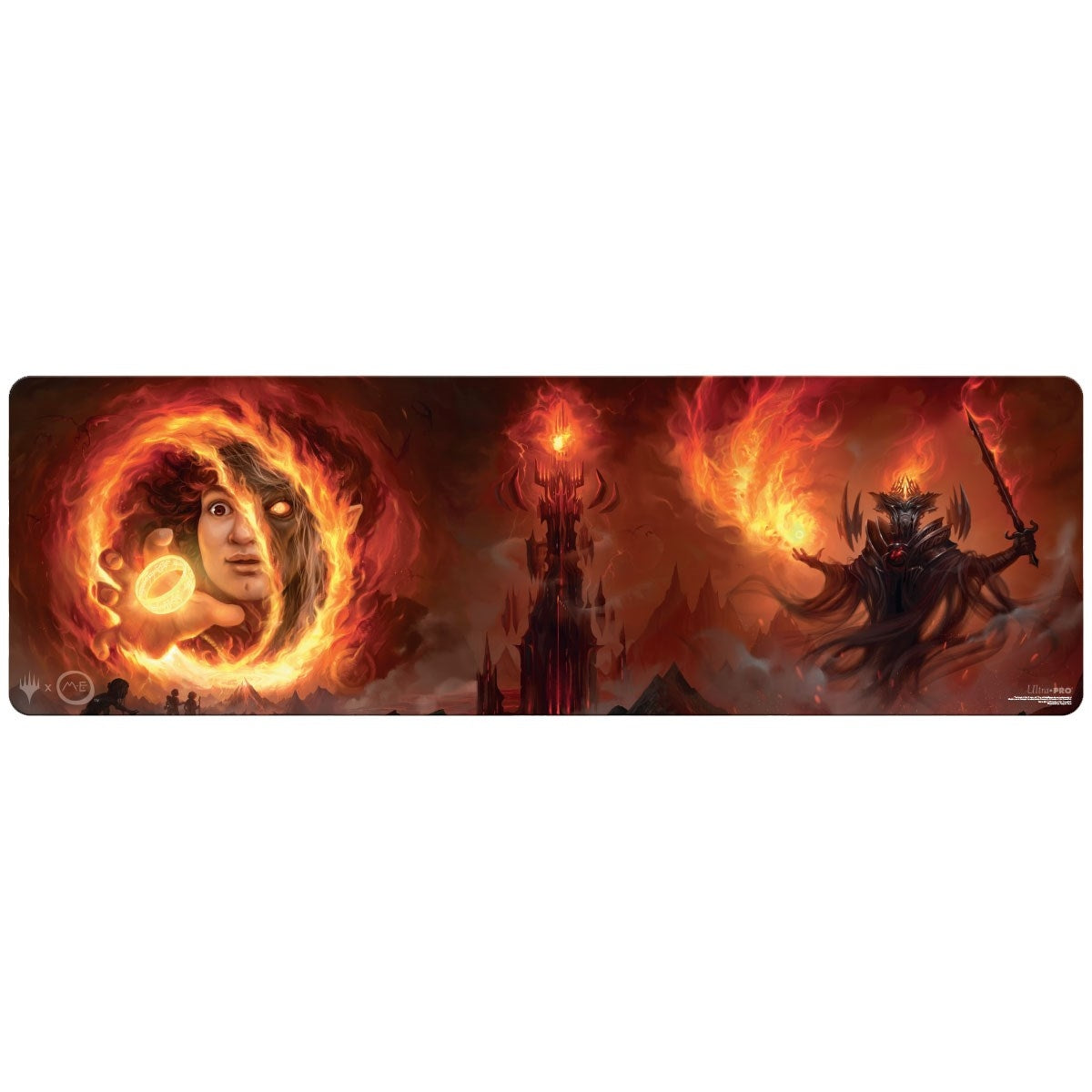 The Lord of the Rings: Frodo and Sauron 8ft Table Playmat for Magic: The Gathering - Playmats Sealed