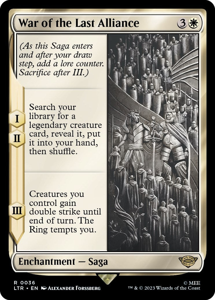 War of the Last Alliance (36) [LTR] - MTG Single