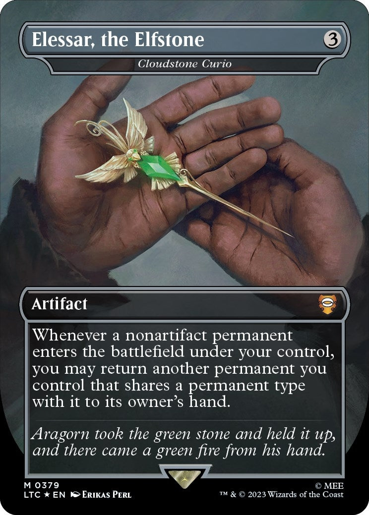 Elessar the Elfstone - Cloudstone Curio (Surge Foil) (379) [LTC] - MTG Single