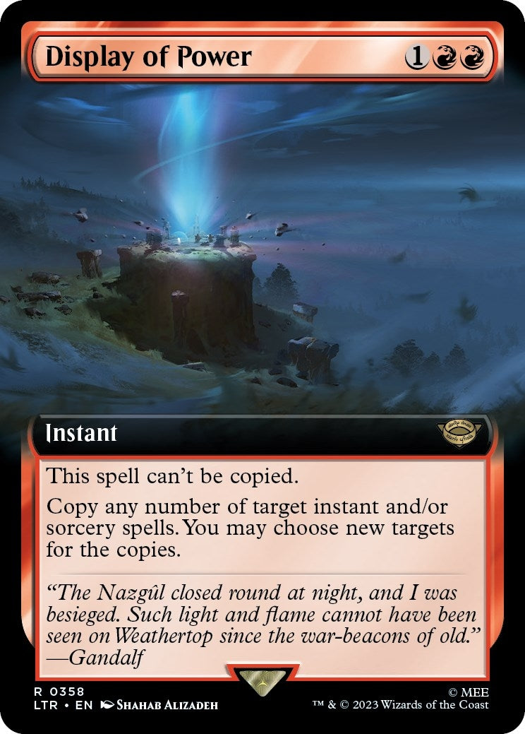 Display of Power (Extended Art) (358) [LTR] - MTG Single