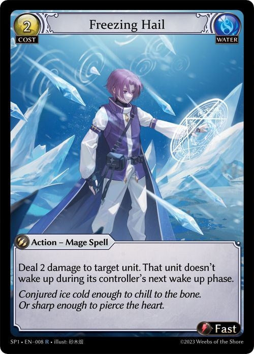 Image for Freezing Hail (008) (Supporter Pack 1) - Grand Archive TCG