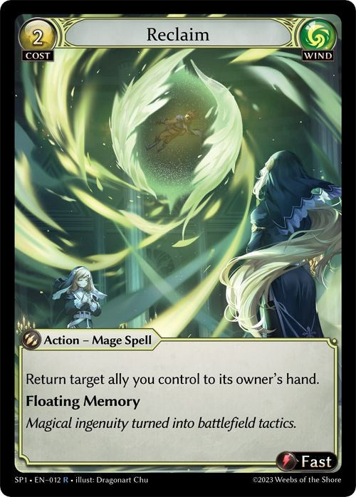 Image for Reclaim (012) (Supporter Pack 1) - Grand Archive TCG