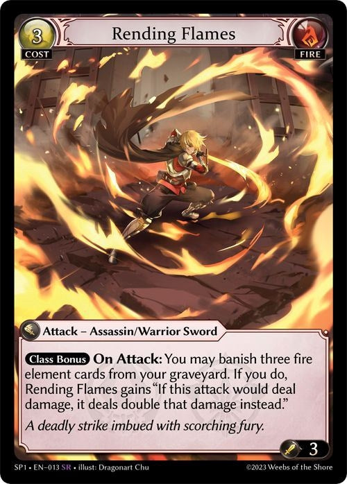 Image for Rending Flames (013) (Supporter Pack 1) - Grand Archive TCG
