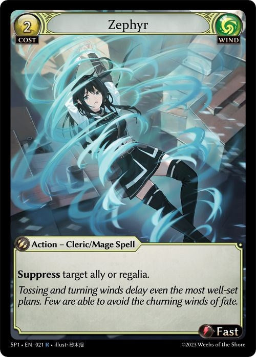 Image for Zephyr (021) (Supporter Pack 1) - Grand Archive TCG