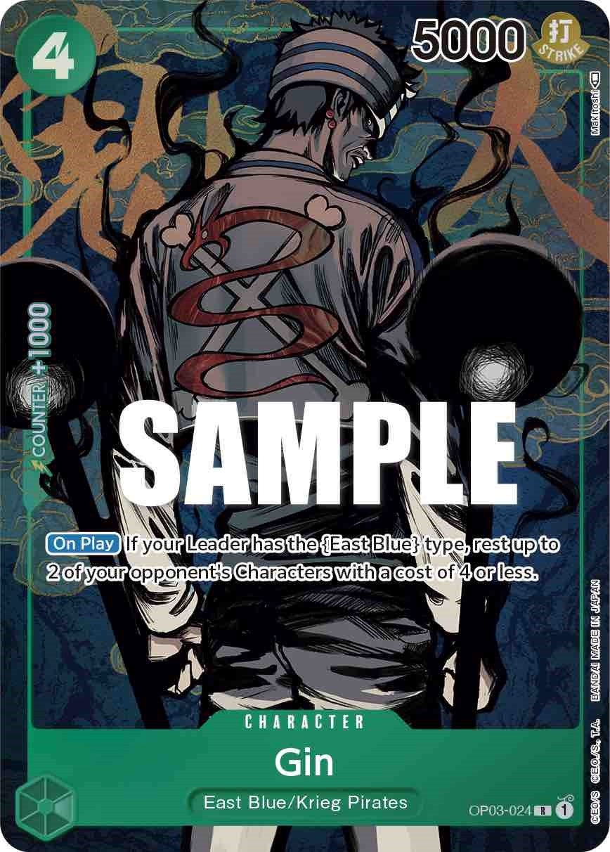 Gin (Alternate Art) (3024) (OP03) - One Piece Card Game Single