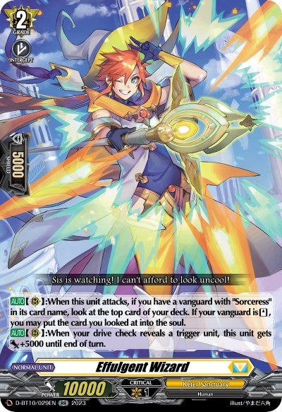 Effulgent Wizard (10029) [D-BT10] - Cardfight Vanguard Single