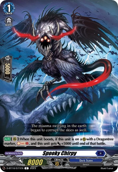 Spooky Chirpy (10071) [D-BT10] - Cardfight Vanguard Single