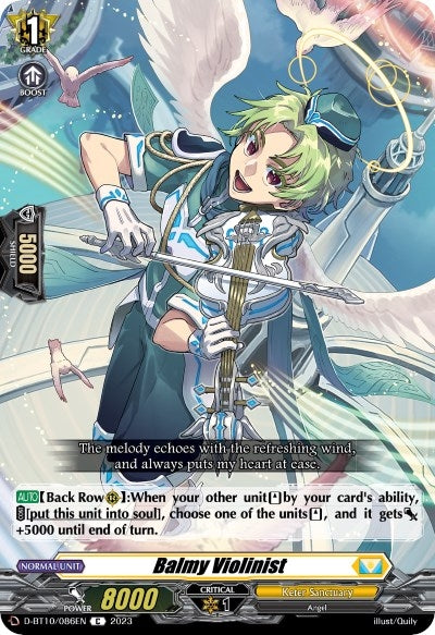 Balmy Violinist (10086) [D-BT10] - Cardfight Vanguard Single