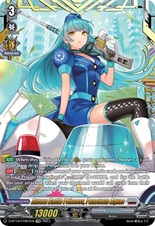 Aurora Battle Princess Penetrate Aquas (FFR) (1007) [D-BT10] - Cardfight Vanguard Single