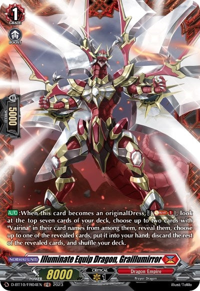 Illuminate Equip Dragon Graillumirror (FR) (1004) [D-BT10] - Cardfight Vanguard Single