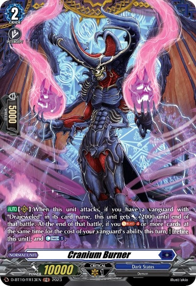 Cranium Burner (FR) (1013) [D-BT10] - Cardfight Vanguard Single