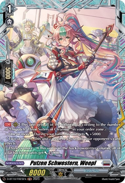 Putzen Schwestern Weepl (FR) (1023) [D-BT10] - Cardfight Vanguard Single