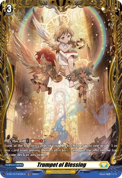 Trumpet of Blessing (FR) (1032) [D-BT10] - Cardfight Vanguard Single