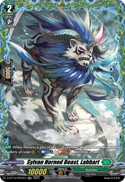Sylvan Horned Beast Lahbart (FR) (1037) [D-BT10] - Cardfight Vanguard Single