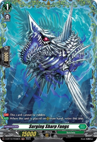 Surging Sharp Fangs (FR) (1038) [D-BT10] - Cardfight Vanguard Single