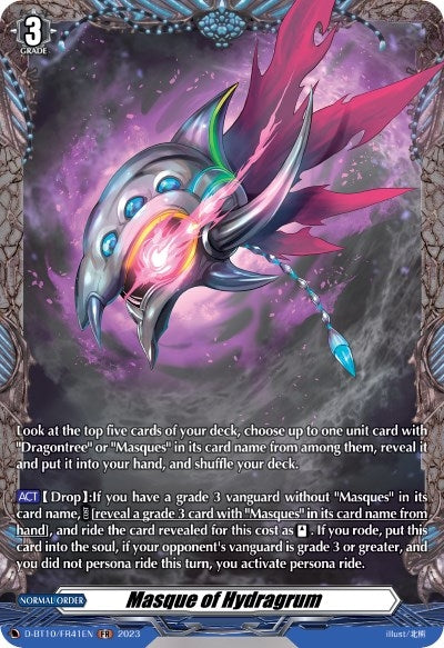 Masque of Hydragrum (FR) (1041) [D-BT10] - Cardfight Vanguard Single