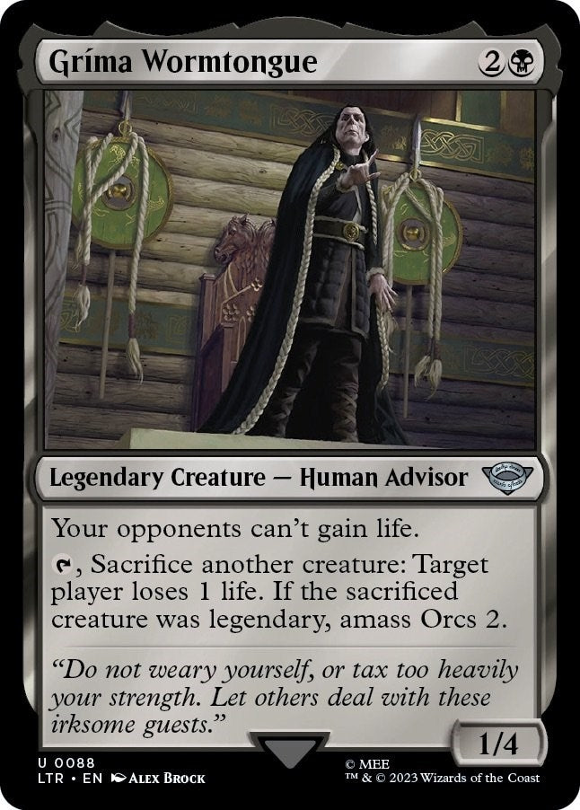 Grima Wormtongue (88) [LTR] - MTG Single