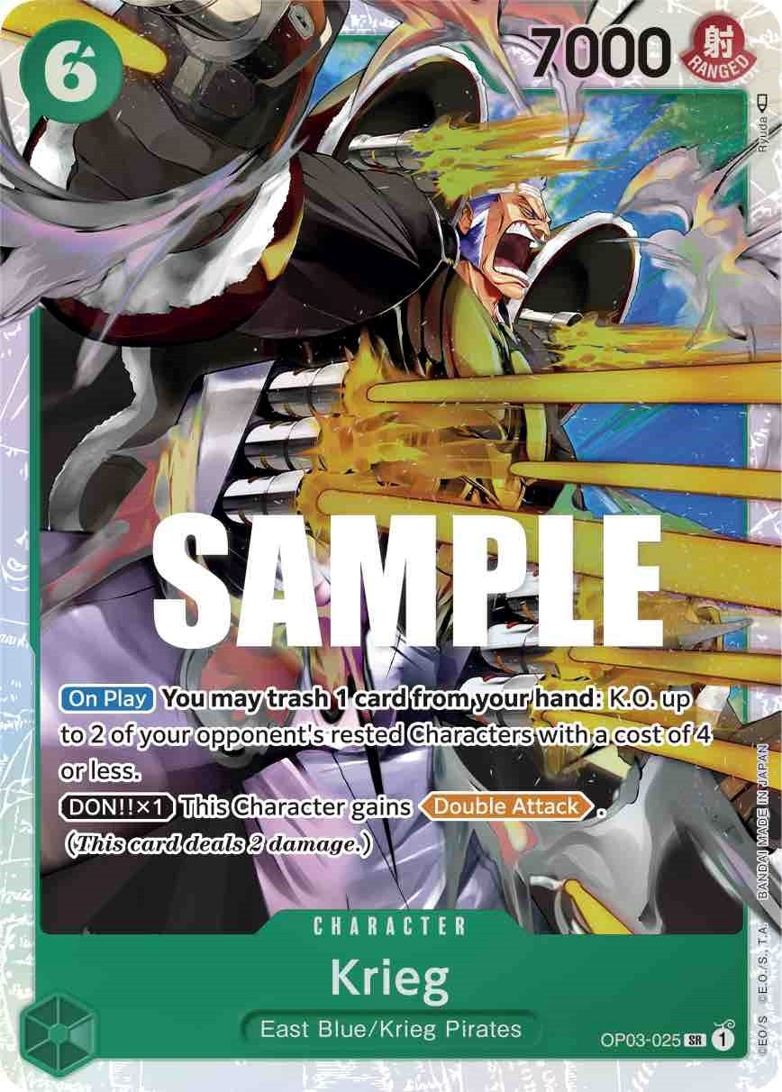 Krieg (3025) (OP03) - One Piece Card Game Single