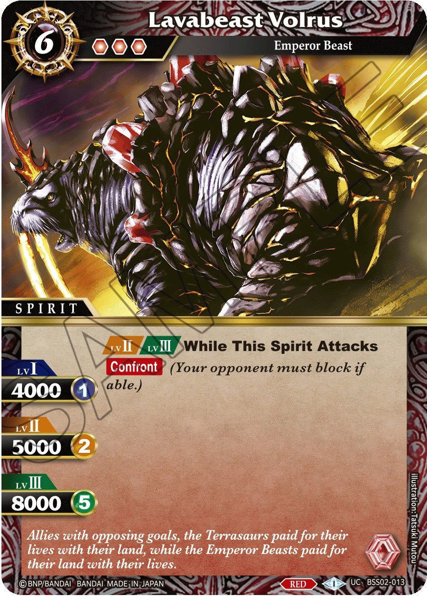 Lavabeast Volrus (2013) [BSS02] - Battle Spirits Saga Single