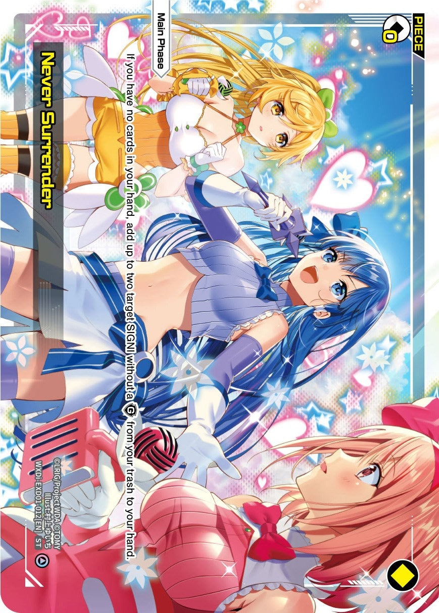 Never Surrender (1012) [WXDi-EXD01] - WIXOSS Single