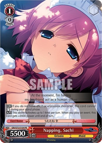 Napping Sachi (72104) [GRI/S72] - Weiss Schwarz Single