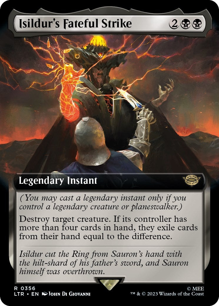 Isildur’s Fateful Strike (Extended Art) (356) [LTR] - MTG Single